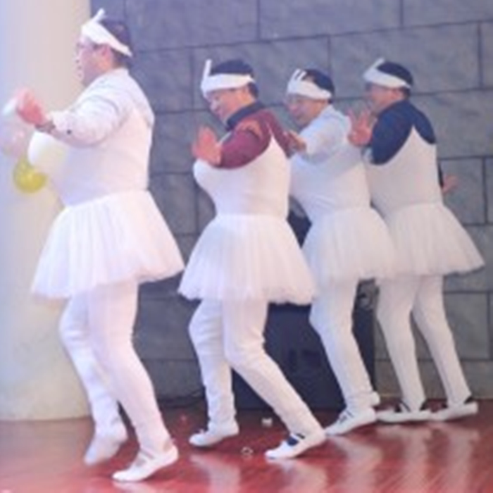 Four Little Swans Performance Costumes Men's Ballet Dance Tulle Skirt Swan Lake Groomsmen Adult Plus Size Annual Meeting Funny Skirt