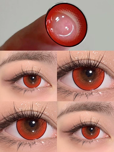 Dgugulens Daily показывает красочную соль зрачка, синий ледяной сахар, красный фиолетовый золотой косплей Оригинальный Бог JX