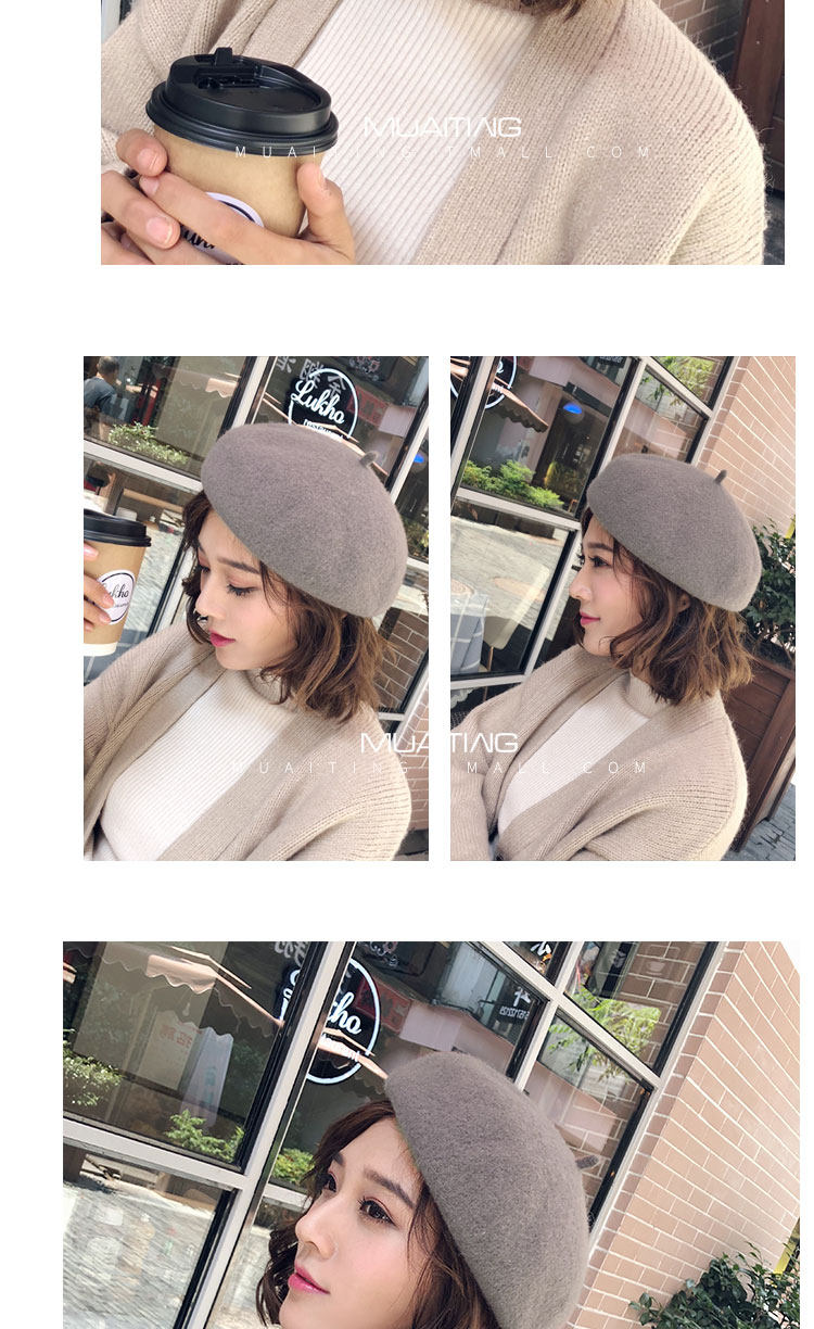 Chapeau pour femme en Melange de laine - Ref 3234234 Image 14