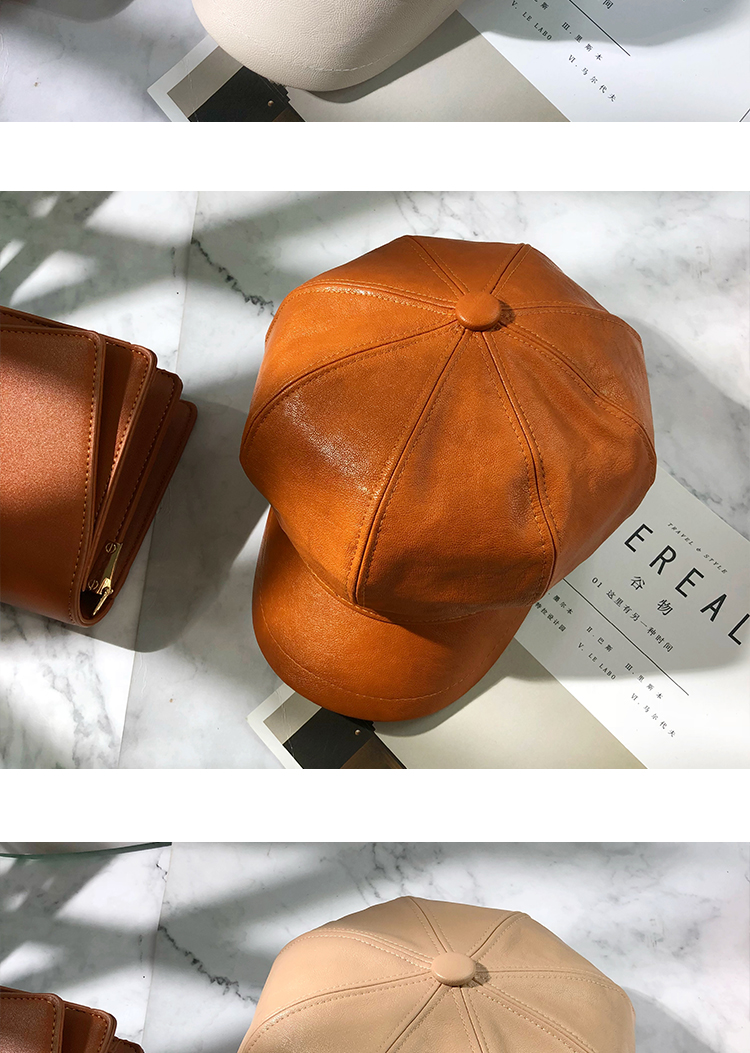 Chapeau pour femme en Cuir artificiel - Ref 3234414 Image 21