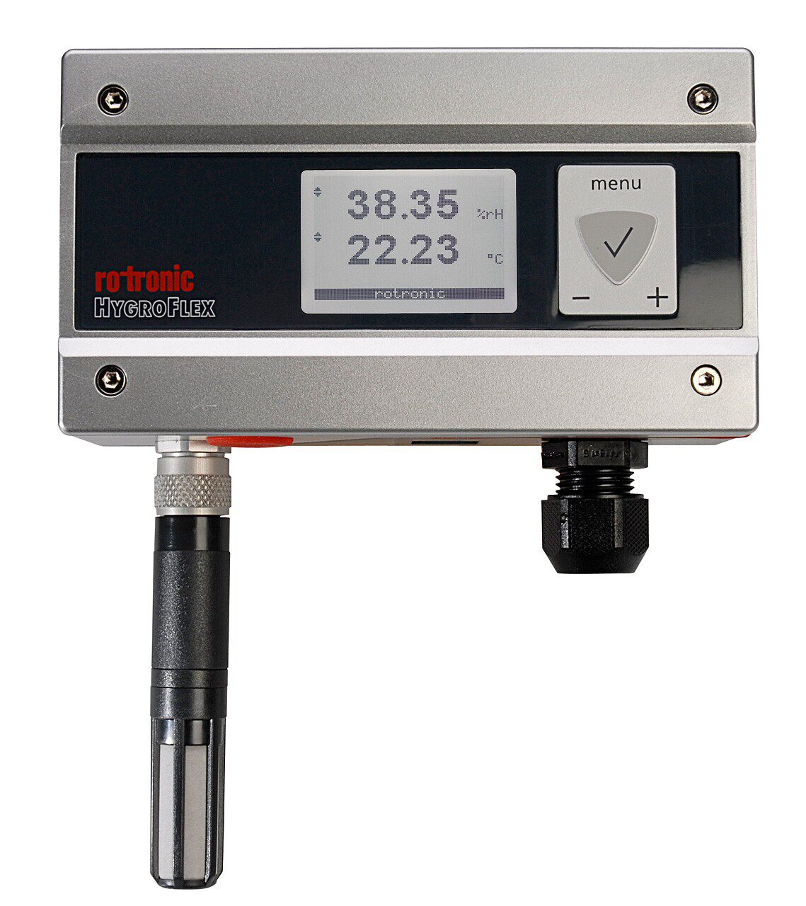HF532-WB1XD1XX with display temperature and humidity controller Temperature and humidity transmitter Temperature and humidity probe is optional