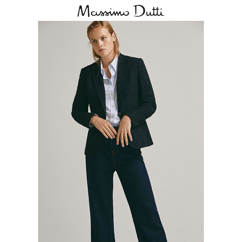 Veste pour femme MASSIMO DUTTI en Laine - Ref 3221223 Image 1