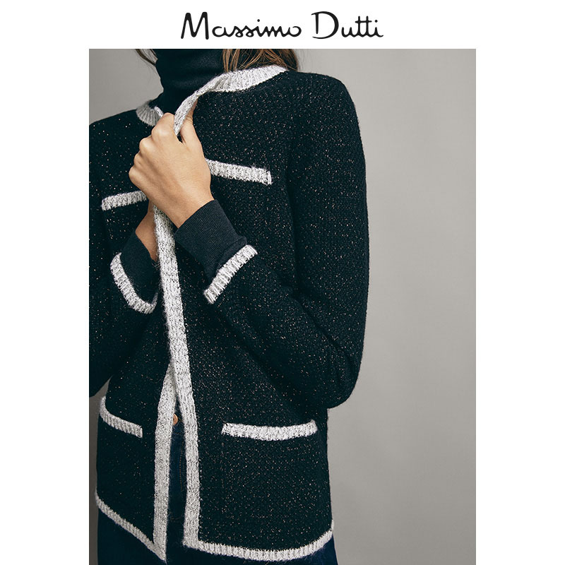 Cardigan MASSIMO DUTTI en Acrylique - Ref 3230749 Image 5