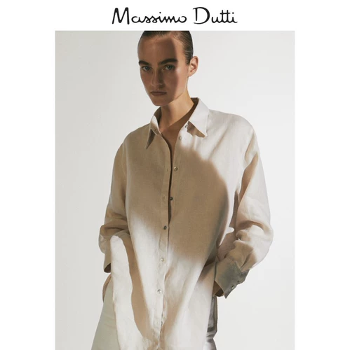 В конце сезона скидка Massimo Dutti Женская одежда 2020 Осень и Зимние Новые льны Повышенные версии 05111512806