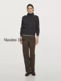 Massimo Dutti, демисезонные комфортные штаны, средняя посадка, свободный прямой крой