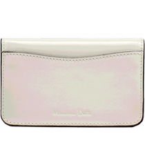 Nouveau produit offre spéciale MassimoDutti2024 accessoires pour femmes blanc portable haut de gamme vertical en cuir véritable porte-monnaie portefeuille porte-cartes 04655632250