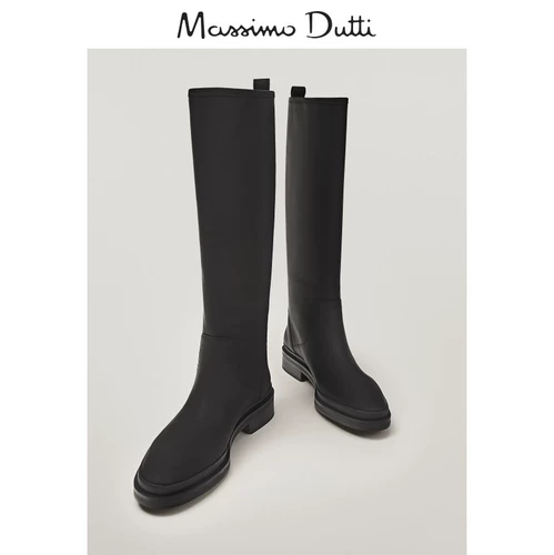 Massimo Dutti, сапоги, из натуральной кожи