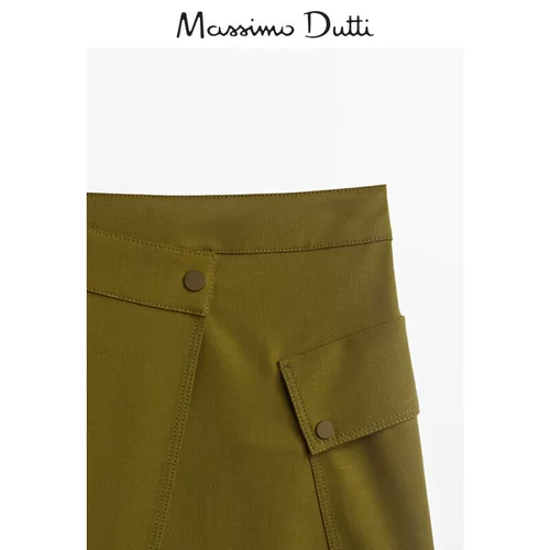 Massimo Dutti, демисезонная асимметричная маленькая юбка