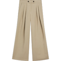 New Spring and Summer Products Massimo Dutti 2024 Womens Workplace Light Mature OL Commuting Style Old Money Style Pleated Wide Leg Pants Suit 05031574710