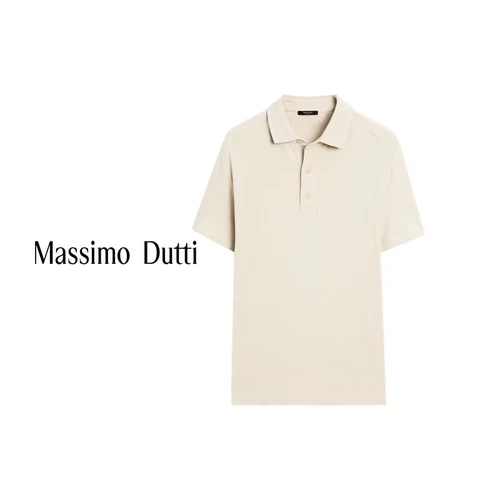 Massimo Dutti, летняя хлопковая футболка polo