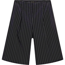 New product special offer MassimoDutti2024 womens workplace capable light sophisticated intelligent OL style casual pinstripe shorts suit 05085798401