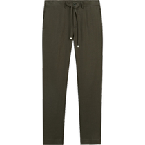 Summer new Massimo Dutti mens wear 2024 new casual outdoor style light and pure linen slim waist trousers 00056133529