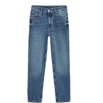 Summer new MassimoDutti2024 womens clothing casual commuting style classic comfortable cotton straight jeans nine-quarter pants 05060520406