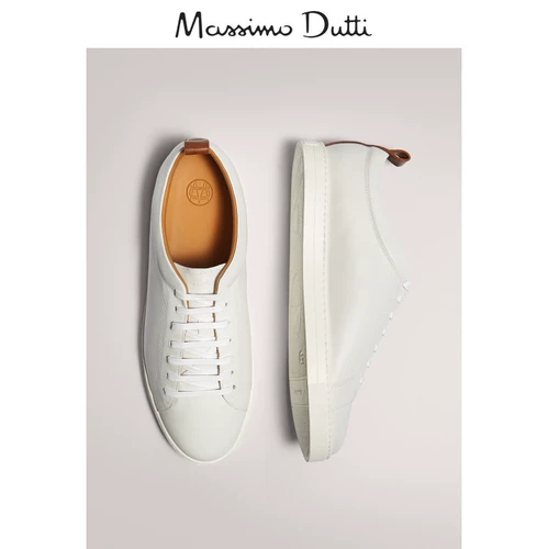 Massimo Dutti, белые напяточники, спортивная обувь для отдыха, белая обувь