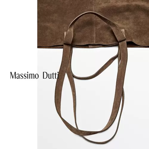 Massimo Dutti, летние замшевые аксессуары, сумка на одно плечо, изысканный стиль, из натуральной кожи