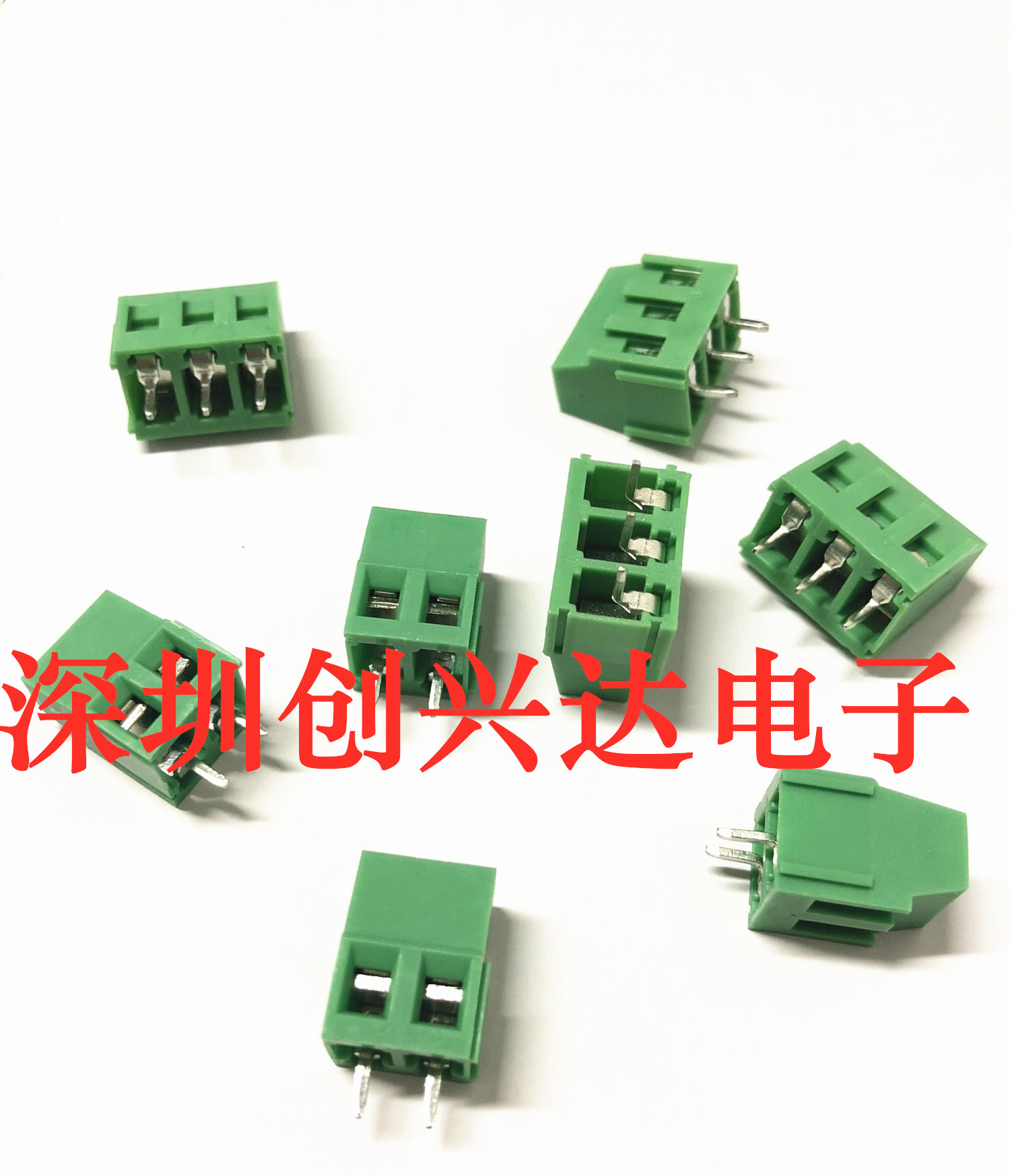 European terminal DG KF128-5 0-5 08MM 2P 3P can be spliced ​​screw type PCB terminal