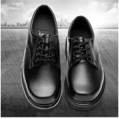 Leather steel head outdoor men special forces military hook regular clothes casual anti-smashing shoes leather big head labor protection shoes