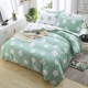 Bộ chăn bông dày đơn bộ 1,5m1,8 giường 2x2,3 m đơn giản đôi 200x230 chăn bông chăn lông