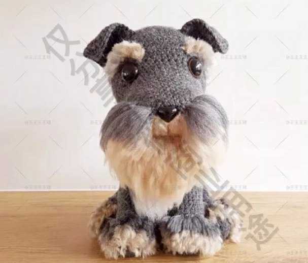 (Non-Finished Letterbox) Handmade Diy Hair Line Woven Ultra Realistic Snownery Pooch Crochet Graph Solution