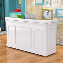 Bar cashier counter simple modern beauty salon small clothing shop information desk paint front desk