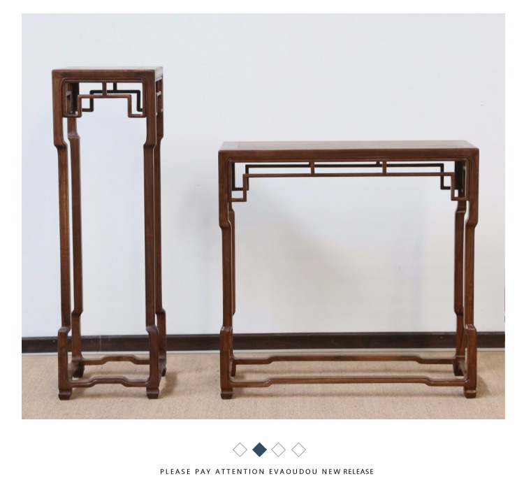 Vỏ gỗ óc chó màu đen Bắc Mỹ mới kiểu bàn Trung Quốc Zen cho bàn hiên bàn gỗ rắn đồ gỗ trường hợp cũ elm - Bàn / Bàn bàn ghế gỗ tân cổ điển	