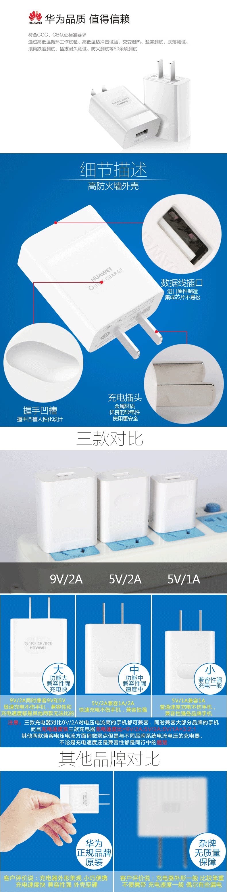 chargeur HUAWEI pour téléphones HUAWEI HUAWEI - Ref 1292052 Image 9