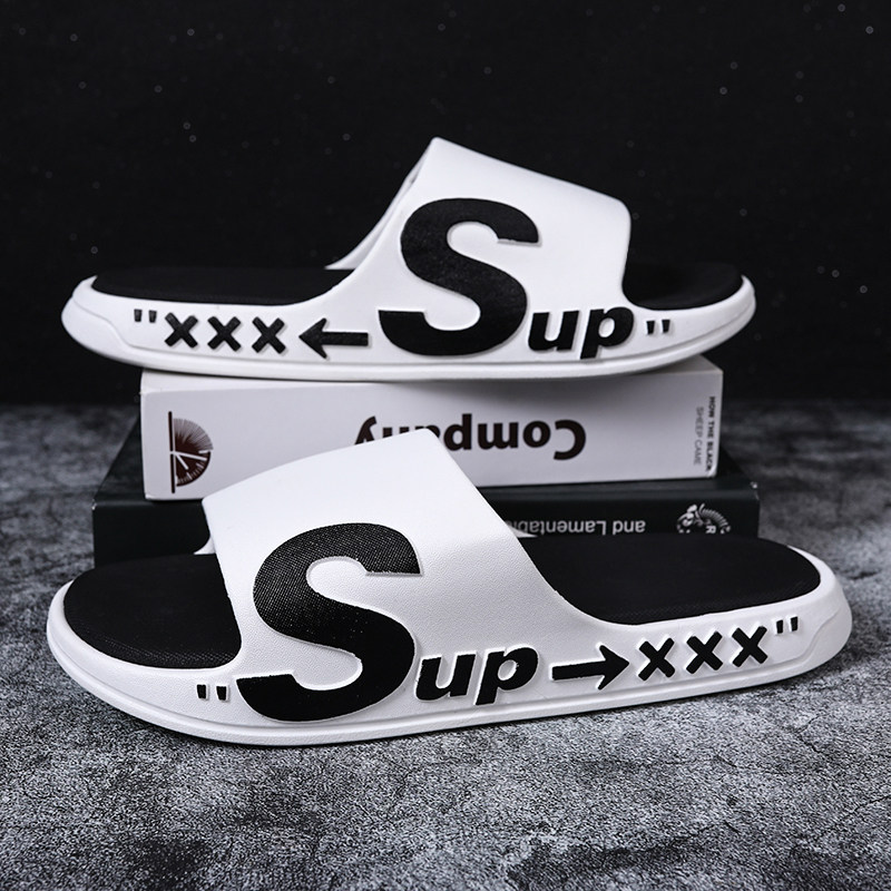 Slippers Men's Tides Summer Outwear Net Red Couples Brief Outdoor Casual Non-slip Thick Bottoms Men Stomps Sandals