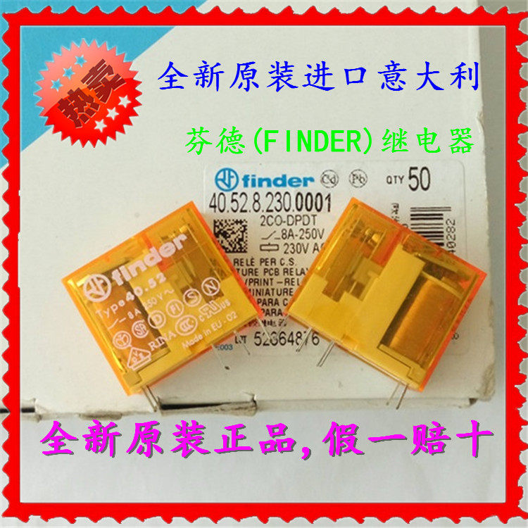 Direct shot 40 52-230VAC 40 52 8 230 0001 Finder relay brand new original