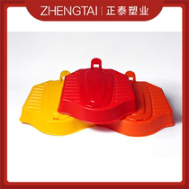 Thickened stepable and decorated squat toilet can be used multiple times deodorant supports printing and customization with flip-up pedal