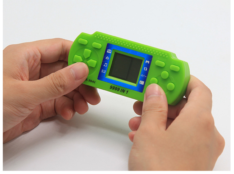 Mini Tetris Trò Chơi Máy Trẻ Em Sinh Viên Cổ Điển Hoài Cổ Câu Đố Nhỏ Pocket Game Console máy chơi game cầm tay x12