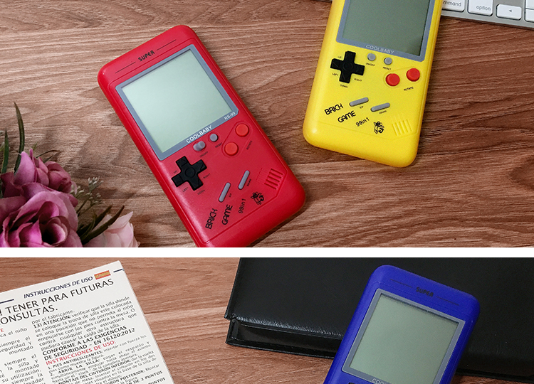 Cổ điển Tetris trò chơi máy màn hình lớn trẻ em sinh viên người già hoài cổ câu đố nhỏ cầm tay game console máy chơi điện tử cầm tay