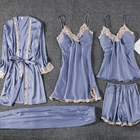 804 комплект из пяти предметов серо-синий