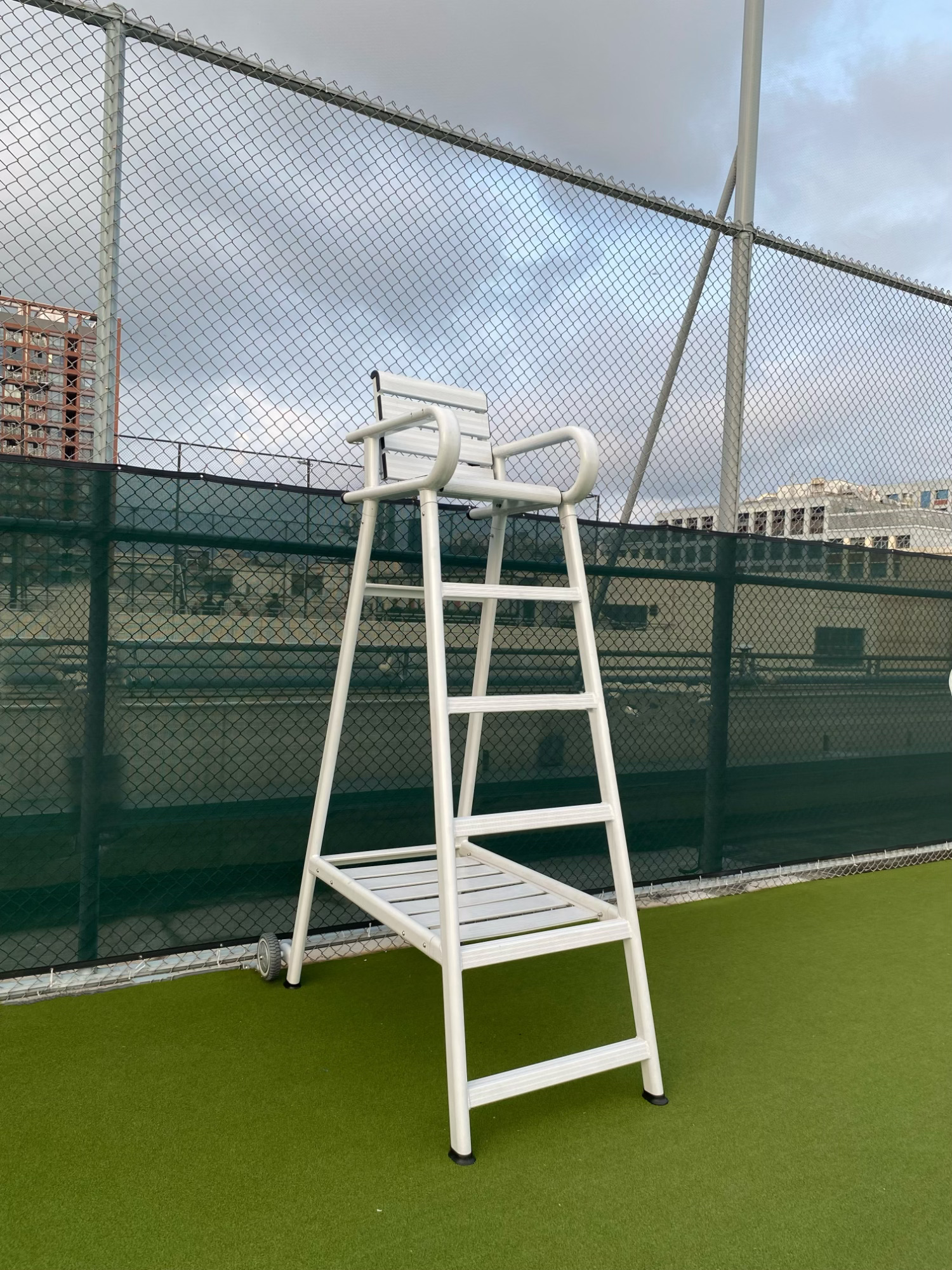 Referee chair tennis court Aluminum Alloy Seat Match Type Tennis Referee Table Superior Stadium can be matched with awning-Taobao