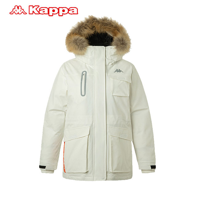 Kappa Kappa ຜູ້ຊາຍແລະແມ່ຍິງສັ້ນຫນາແຫນ້ນລົງ Jacket ເຄື່ອງນຸ່ງຫົ່ມກັນຫນາວ Hooded ອົບອຸ່ນດູໃບໄມ້ລົ່ນແລະລະດູຫນາວ K0A82YY44