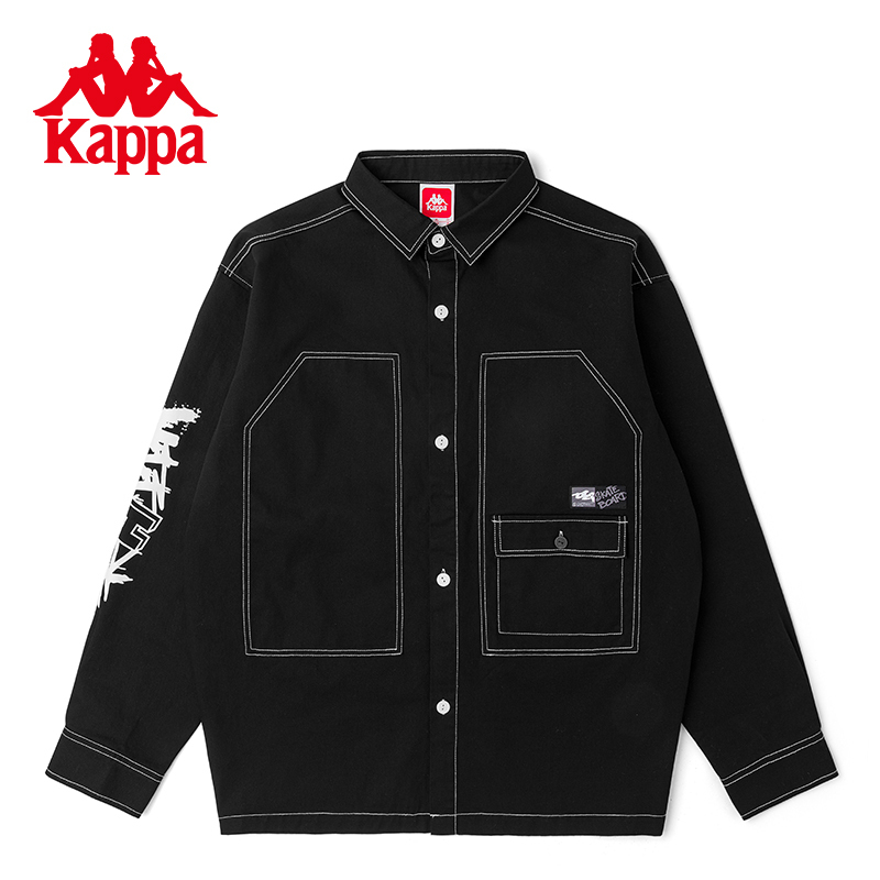 Kappa Kappa Skateboard Shirt Men's Denim Shirt Jacket Hip-Hop Printed Long-Sleeved Sweatshirt K0C12Sc15D Kappa Kappa Skateboard Shirt Men's Denim Shirt Jacket Hip-Hop Printed Long-Sleeved Sweatshirt K0C12Sc15D