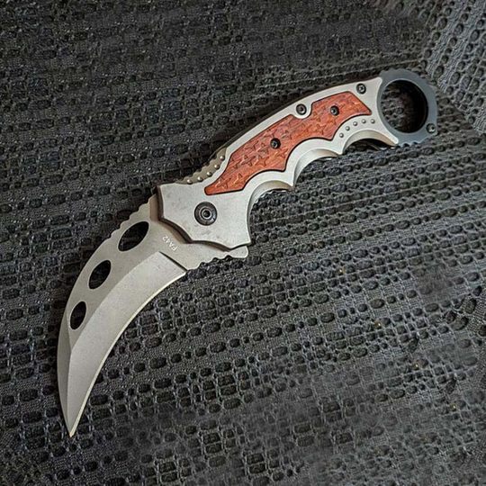 Outdoor Portable Foldableing Knife Claw Claw Knife Sharp High Hardness Portable Knife Fishing Camping Style Survival Knife Knife