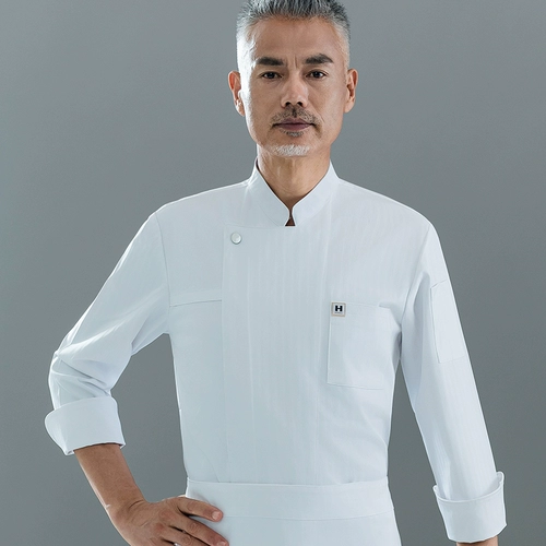 Отель Kitchen Service Осень и зимний ресторан Restaurant Restaurant Restaurant Catering Kitchen Long -sleaved Work Server Печать печати