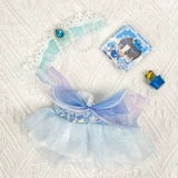 Дисней, хлопковая кукла, мультяшная милая юбка для одевания, летний комплект, детская одежда, 20см