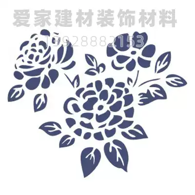 Wall paper paint lacquer hollow plate diatom mud printing mold wall paper paint plate 21x29cm thickness 0 4mm