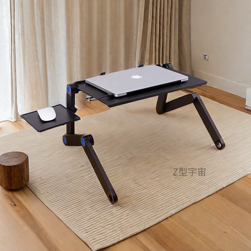 Laptop Desk for Bed, Small Table for Dormitory Upper Bunk, Foldable Lazy Aluminum Alloy Reclining Stand Laptop Desk for Bed, Small Table for Dormitory Upper Bunk, Foldable Lazy Aluminum Alloy Reclining Stand
