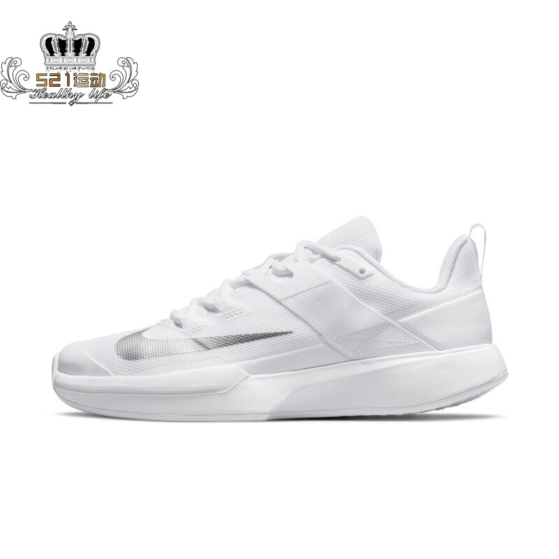 Nike Court Vapor Lite Women's Breathable and Comfortable White Sneakers Tennis Shoes Dc3431-133