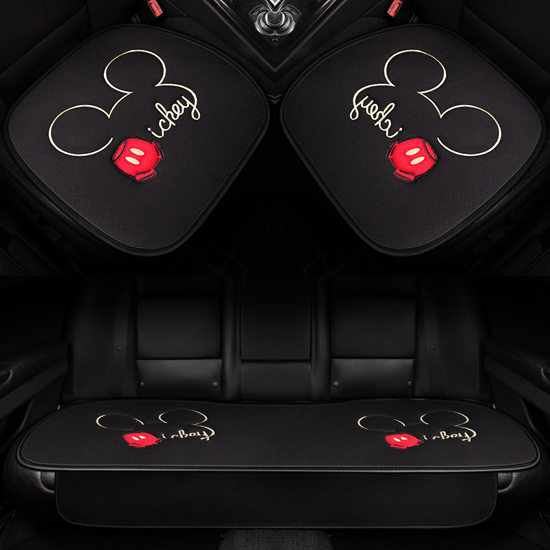 Cartoon cushion summer cartoon cushion monolithic carton cushion four seasons of general linen three pieces? Chair Pads Goddess