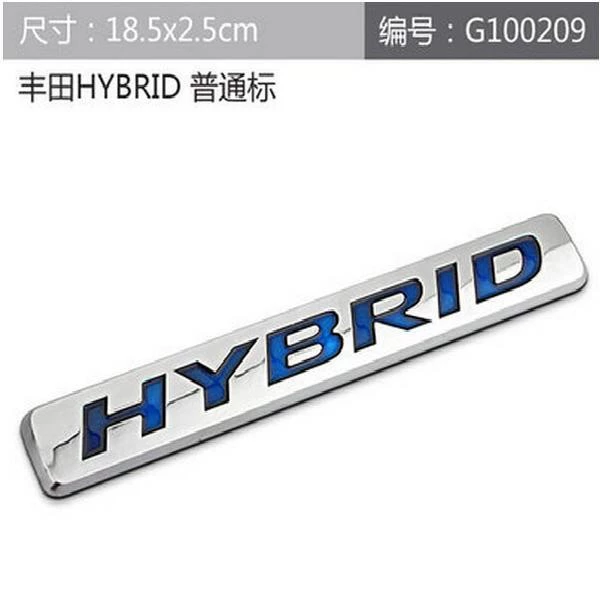 dán nóc xe ô tô GAC Toyota Camry hybrid logo xe ô tô HYBRID logo nhãn dán xe Toyota logo sửa đổi đuôi sau logo các loại xe ô tô tem dán xe ô tô màu đỏ 