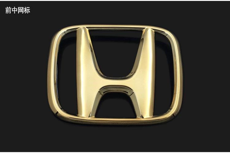lo go xe hoi Áp dụng cho tiêu chuẩn xe Accord thế hệ thứ tám phía trước dạng lưới 2.4IVTEC tiêu chuẩn chữ Anh phía trước và phía sau đuôi vàng logo dán decal xe oto decal dán xe ô to