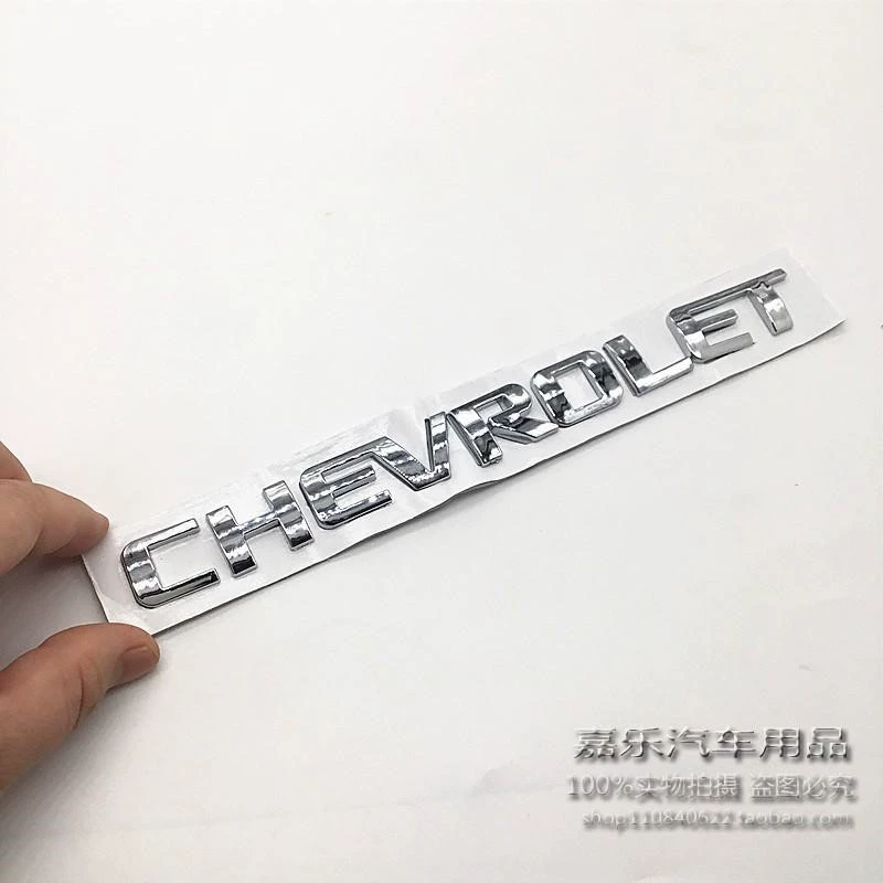 dán đổi màu xe ô tô Logo xe Malibu Cruze Chuangku đã sửa đổi Logo chữ cái tiếng Anh của Chevrolet CHEVROLET tem xe oto 4 chỗ tem sườn xe ô tô