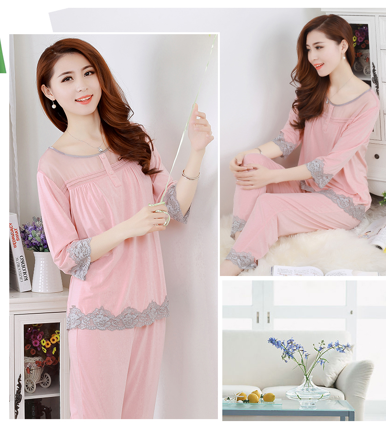 Pyjama pour femme        à manches - Ref 2994834 Image 28