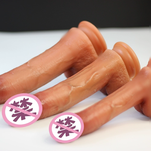 Мягкий кремниевый клей моделирование пенис Женщина использует сексуальные поставки взрослого пола