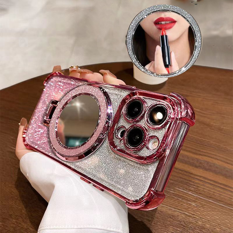 Suitable for Samsung A56 with Stand, S10 Phone Case, A71 Makeup Mirror, A36A35A34A33A31A30 Flash, A26A24A23A22A21S Four-Corner, A16A15A14A13A12A06A05A04E