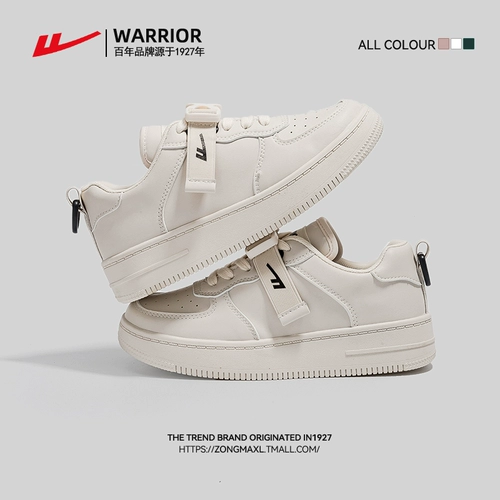 Warrior, туфли, белая обувь, универсальная спортивная повседневная обувь для отдыха на платформе, трендовые кроссовки, 2023, осенние, тренд сезона