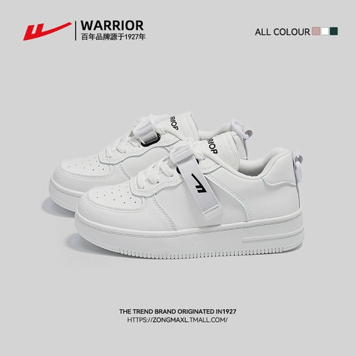 Warrior, туфли, белая обувь, универсальная спортивная повседневная обувь для отдыха на платформе, трендовые кроссовки, 2023, осенние, тренд сезона